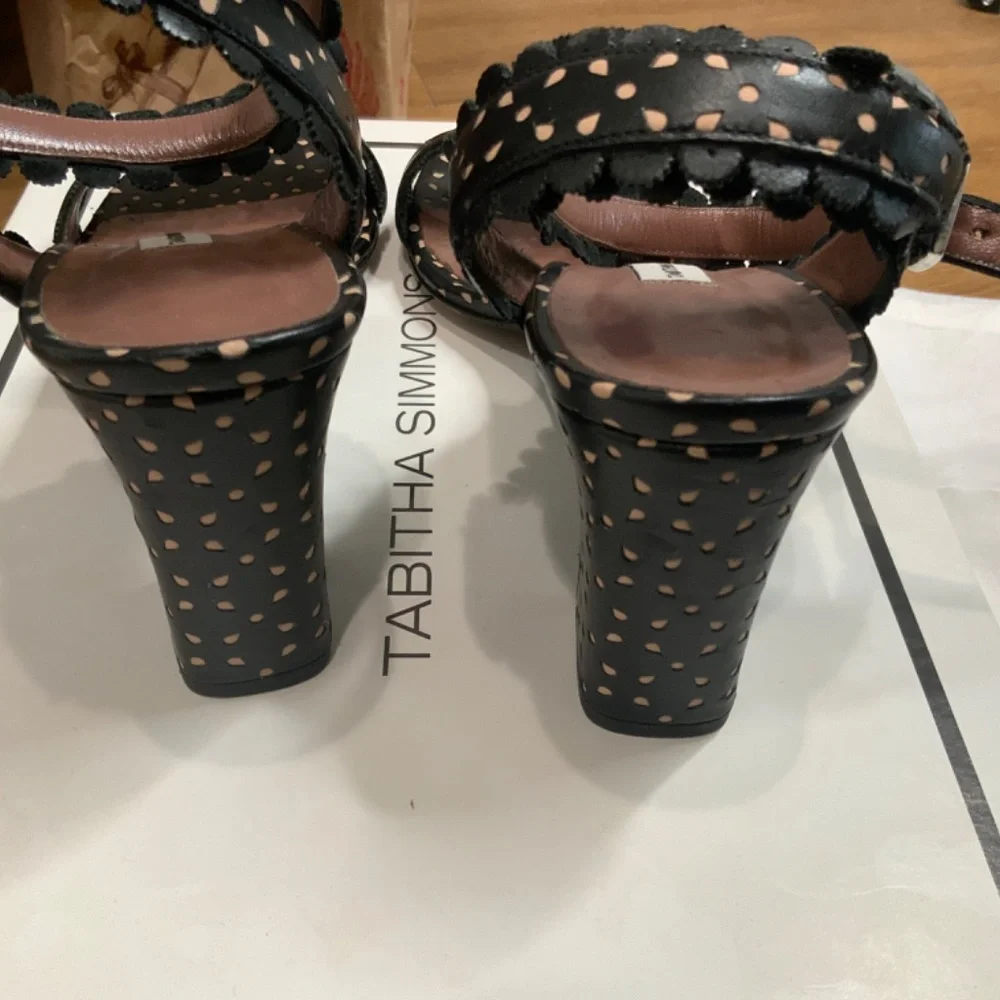 Tabitha Simmons Block Heeled Leticia Shoes